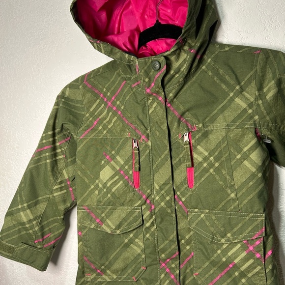 Columbia Green and Pink Hooded Jacket - Picture 2 of 4